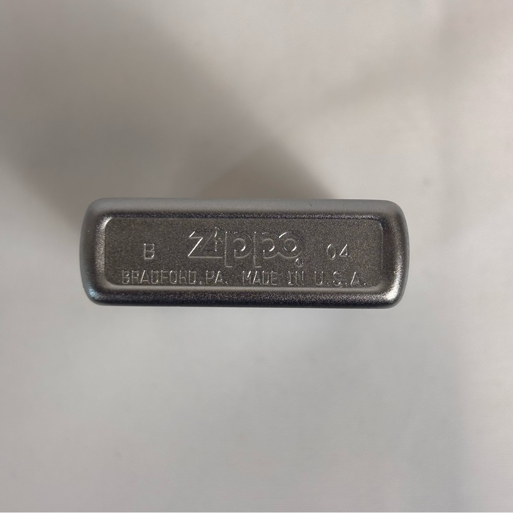 Zippo Vintage Kevin Harvick #29 Swoosh Lighter Chrome Brushed Lighter New - Picture 6 of 8
